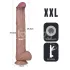 Lovetoy - dildo XXL două straturi - 36,5 cm - culoare naturală