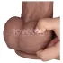 Lovetoy - dildo XXL două straturi - 36,5 cm - culoare naturală