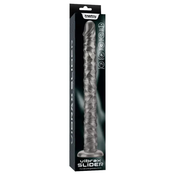 Lovetoy King Sized - vibrator mare - 40,5 cm - gri