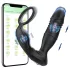 AlvUp - vibrator smart prostată cu inel pentru penis - silicon negru