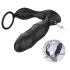 AlvUp - vibrator smart prostată cu inel pentru penis - silicon negru