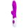 Pretty Love Snappy - Vibrator rezistent la apă cu stimulator clitoridian (mov)
