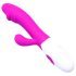 Pretty Love Snappy - vibrator G-punct impermeabil cu braț clitoridian (mov)