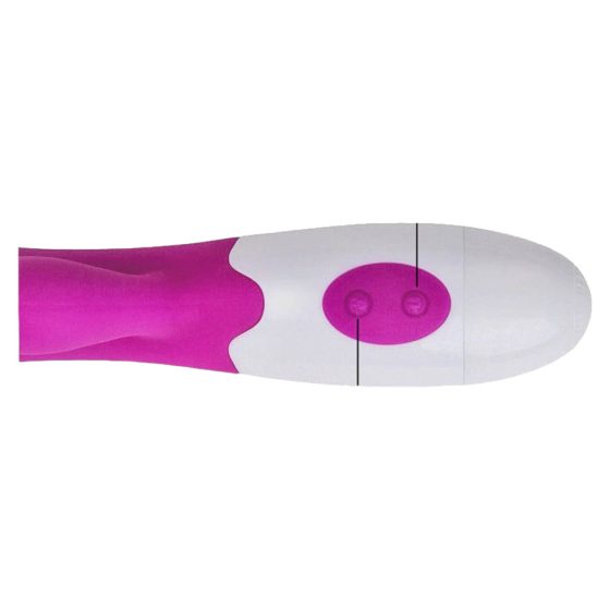 Pretty Love Snappy - vibrator G-punct impermeabil cu braț clitoridian (mov)