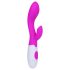 Pretty Love Brighty - vibrator punctul G cu braț pentru clitoris - mov
