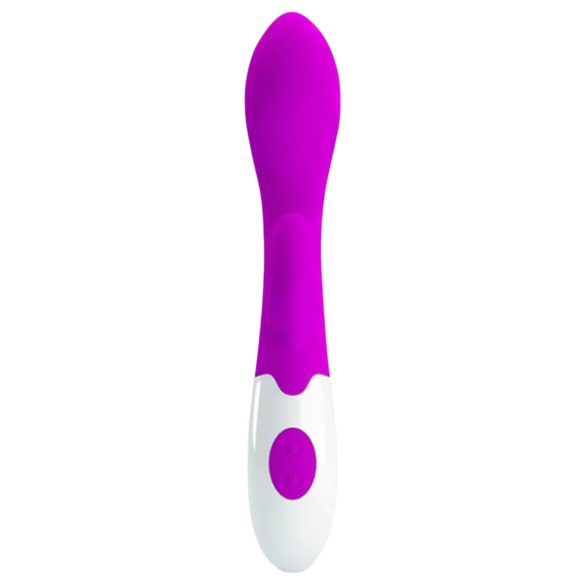Pretty Love Brighty - vibrator punctul G cu braț pentru clitoris - mov