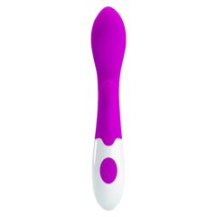   Pretty Love Brighty - vibrator impermeabil cu stimulare clitoris și a punctului G (violet)