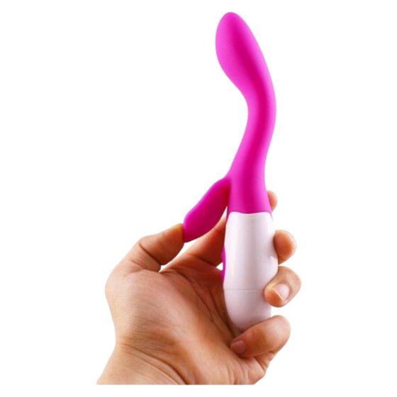 Pretty Love Brighty - vibrator impermeabil cu stimulare clitoris și a punctului G (violet)