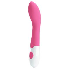   Pretty Love Bishop - vibrator G-spot rezistent la apă (roz-alb)