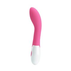   Pretty Love Bishop - vibrator impermeabil pentru punctul G (roz-alb)