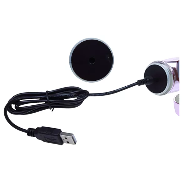 Baile - vibrator cu fluture și braț pentru clitoris - roz