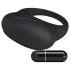 Pretty Love Bertram - inel pentru penis vibrator rezistent la apă - negru