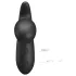 Pretty Love Backie - vibrator prostată - silicon negru