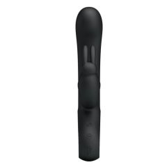   Pretty Love Webb - vibrator cu acumulator, rezistent la apa, cu brat pentru clitoris (negru)