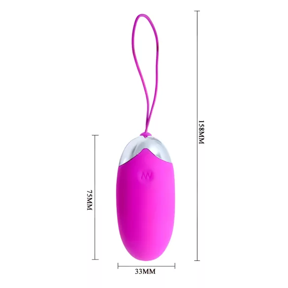 Pretty Love Berger - ou vibrator wireless reîncărcabil - roz