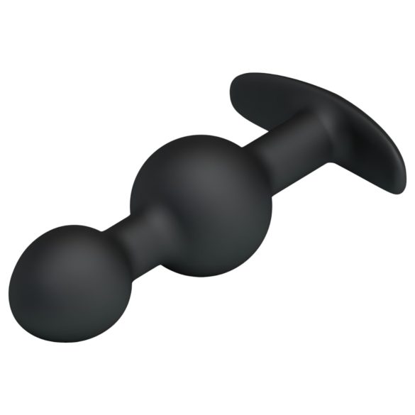 Pretty Love - dildo anal cu bilă internă - silicon negru