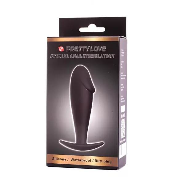 Pretty Love Anal Stimulation Plug - dop anal (negru)