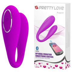  Pretty Love August - vibrator inteligent punct G și clitoris - reîncărcabil