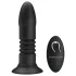 Pretty Love Magic Jinger - vibrator anal cu funcție de împingere - negru