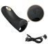 Pretty Love Marico - vibrator deget cu electrostimulare (negru)