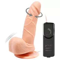   Baile Barbara Mark - vibrator realist rotativ - 15 cm - culoare naturală
