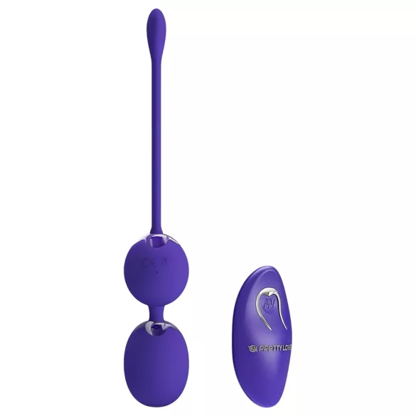Pretty Love Willie Youth - biluțe vaginale cu telecomandă - silicon mov