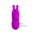 Pretty Love Bunny - vibrator deget cu iepuraș (mov)