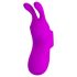 Pretty Love Bunny - vibrator deget cu iepuraș (mov)