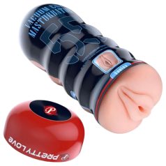   Cupă de Vacuum Pretty Love - masturbator realist formă vagin (natur)