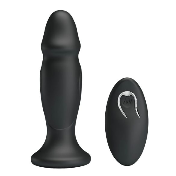 MR. PLAY - vibrator anal wireless reîncărcabil - negru