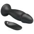 MR. PLAY - vibrator anal reîncărcabil cu telecomandă (negru)