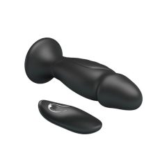   MR. PLAY - vibrator anal cu baterie reîncărcabilă și control radio (negru)