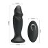 MR. PLAY - vibrator anal reîncărcabil cu telecomandă (negru)