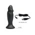 MR. PLAY - vibrator anal reîncărcabil cu telecomandă (negru)
