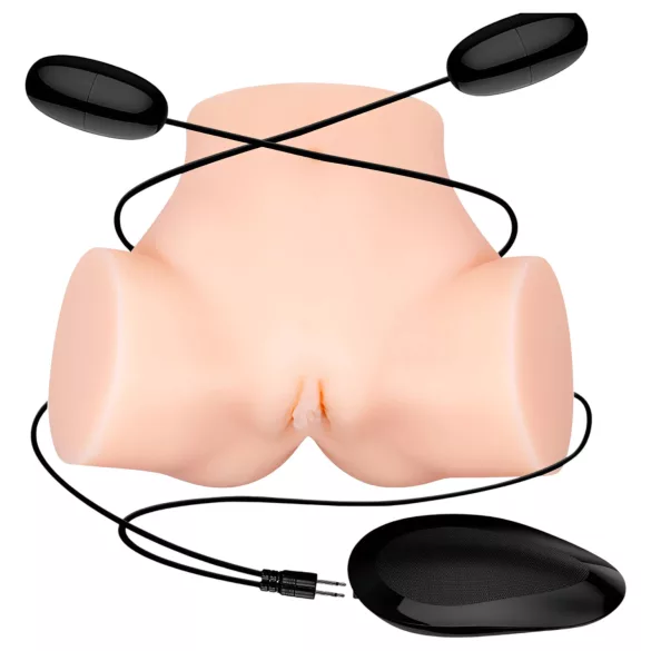 Crazy Bull - masturbator realist cu vibrații - formă de posterior