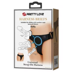  Pretty Love Bobby - ham universal cu chiloți strap-on (negru)