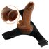 Ham Pretty Love - Harnașament universal cu dildo de 17 cm (negru)