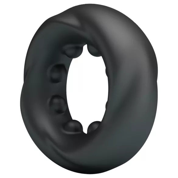 Crazy Bull - inel pentru penis - stimulator - silicon negru