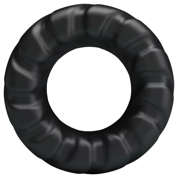 Crazy Bull - inel penis extra rezistent - silicon negru
