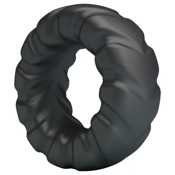 Crazy Bull - inel penis extra rezistent - silicon negru
