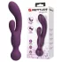 Pretty Love All Rounder - vibrator dublu pentru punctul G și clitoris (mov)