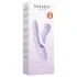 Svakom DuoGlow - vibrator dublu stimulare punct G și clitoris - mov