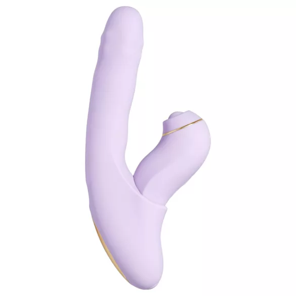 Svakom DuoGlow - vibrator dublu stimulare punct G și clitoris - mov