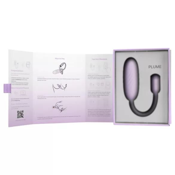 Svakom Plume - ou vibrator 2în1 (mov)