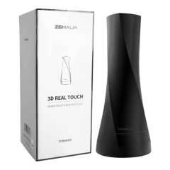   Zemalia 3D Real Touch - vagină artificială realistă în husă (negru-natural)