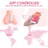 Vibeconnect - masturbator inteligent tip torzo - piele naturală