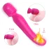 Sex HD Iris - vibrator masaj dublu motor cu încălzire - silicon roz