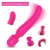 Sex HD Iris - vibrator masaj dublu motor cu încălzire - silicon roz