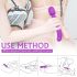 Vibrator Iris cu încălzire, 2 motoare (mov)