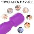 Vibrator Iris cu încălzire, 2 motoare (mov)